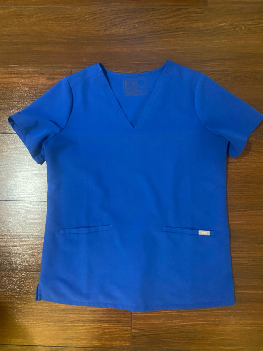 FIGS Royal Blue Women's Casma Three-pocket Scrub Top